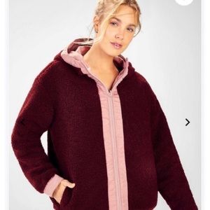 Fabletics reversible Sherpa jacket size M:)